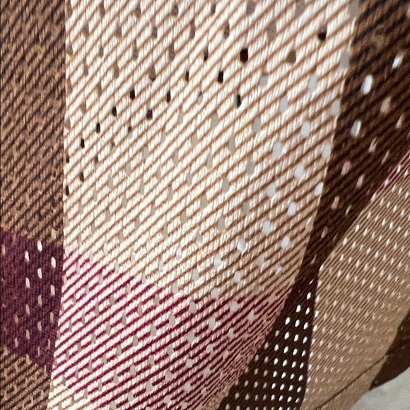 Burberry Brown and Cream Checkered Top - Picture 7 of 13